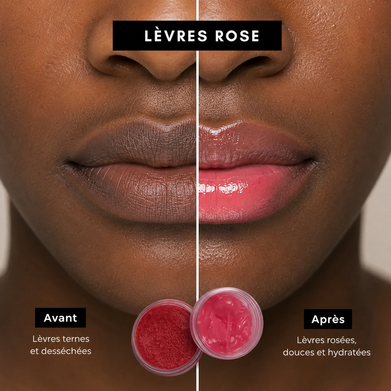 Crèmes lèvres roses
